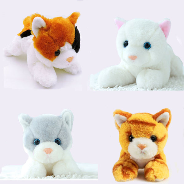 1pcs 20cm Small Kawaii Kitten Cat Plush Toy Stuffed Simulational Cats Soft Kids Toys