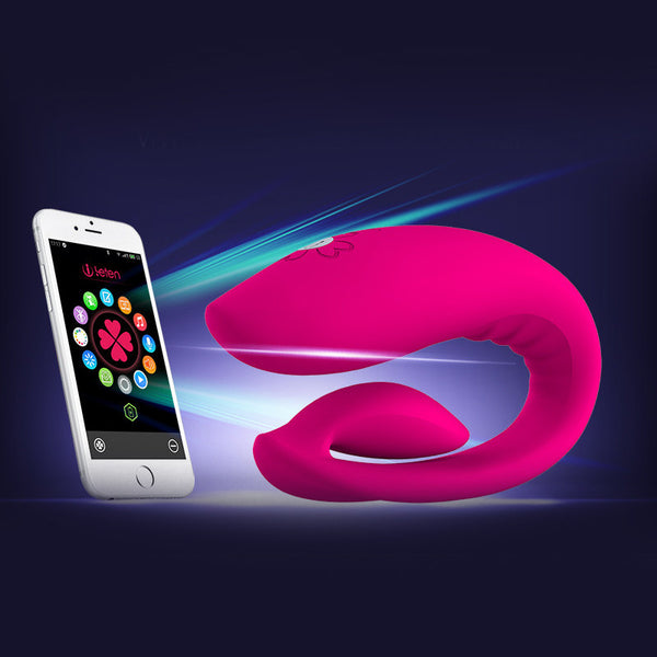 LETEN Smartphone App Remote Control Vicki Clitoral and G-Spot Couple Vibrator Waterproof
