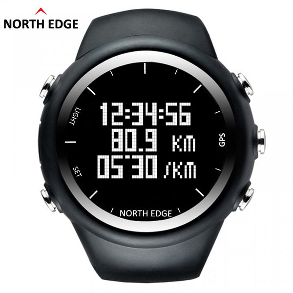 NorthEdge GPS watch digital Hour Men digital wristwatch smart Pace Speed Calorie Running Jogging Triathlon Hiking waterproof