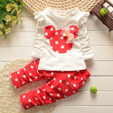 Bear Leader Baby Girl Clothes 2016 Autumn Baby Clothing Sets Cartoon Printing
