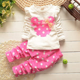 Bear Leader Baby Girl Clothes 2016 Autumn Baby Clothing Sets Cartoon Printing