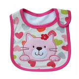 Baby Bibs Cute Cartoon Pattern Toddler Baby Waterproof Saliva Towel Cotton