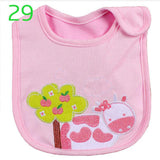 Baby Bibs Cute Cartoon Pattern Toddler Baby Waterproof Saliva Towel Cotton