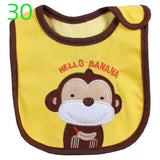Baby Bibs Cute Cartoon Pattern Toddler Baby Waterproof Saliva Towel Cotton