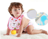 Baby Bibs Cute Cartoon Pattern Toddler Baby Waterproof Saliva Towel Cotton