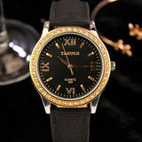 YAZOLE Golden Diamond Gold Watch Women Ladies Famous Brand Luxury Quartz Watch