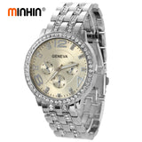 MINHIN Luxury Women Dress Watches New Design Quartz Wristwatches Fashion Casual Gold/Silver/Rose