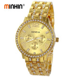 MINHIN Luxury Women Dress Watches New Design Quartz Wristwatches Fashion Casual Gold/Silver/Rose