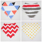 4pcs Baby Towel Newborn Cartoon Bibs  Waterproof Lunch Bib Boys Girls