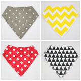 4pcs Baby Towel Newborn Cartoon Bibs  Waterproof Lunch Bib Boys Girls