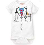 Doctor baby boy bodysuit short sleeve summer baby clothes Newborn