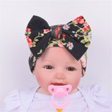 Baby & Kids Flower Hat Hospital Newborn Baby Knit Beanie With Bow Warm Sleep Cotton Toddler