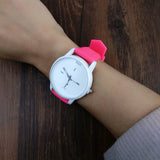 Original Soft Silicone Strap Jelly Quartz Watch Big Dial Wrist watches for Women Ladies Lovers