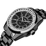 Bling Rhinestone SINOBI Luxury steel Quartz Watch Women Clock female Ladies Dress