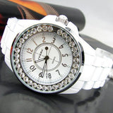 Bling Rhinestone SINOBI Luxury steel Quartz Watch Women Clock female Ladies Dress