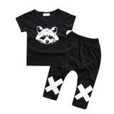 Baby boys t-shirt + long pants 2Pieces baby clothes children tracksuit 2016 summer baby girls
