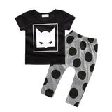 Baby boys t-shirt + long pants 2Pieces baby clothes children tracksuit 2016 summer baby girls