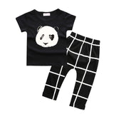 Baby boys t-shirt + long pants 2Pieces baby clothes children tracksuit 2016 summer baby girls