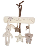 soft baby bed Hanging toy Spiral Activity rabbit Round the Bed Baby Educational Rattles Toys