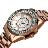 Sinobi luxury Dress Brand Fashion Watch Woman Ladies Gold Diamond relogio feminino