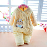 Retail baby girl clothes newborn autumn & winter baby clothing baby born suit long sleeve