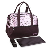 2017 Women Bag Waterproof Mummy Tote Bags Heart Print Diaper Bag Multifunctional