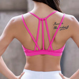 Women Summer Push Up High waist Workout Running Breathable Sports Bra