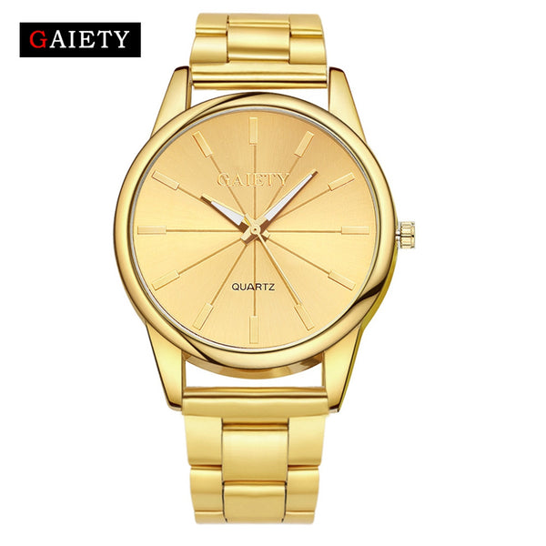 Women's Steel Watches 2017 Top Brand GAIETY Fashion Quartz Watch Clock Ladies Sport Business Simple Wristwatch