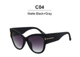 New Fashion Brand Designer Cat Eye Women Sunglasses Sun Glasses Big Size