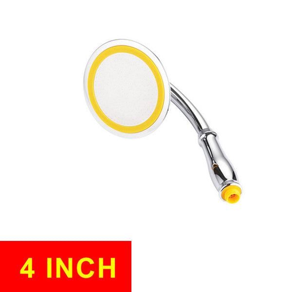 4/6 inch Bathroom Shower Head Round Chrome Ultra-thin Showerheads Rainfall Shower Head Rotate 360 Degrees Hand Held Rain Shower