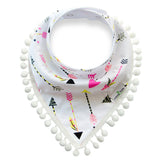 1Pcs 12 Styles Baby Bibs Boys Accessories Newborn Girls Burp Bandana Cotton Soft Toddler