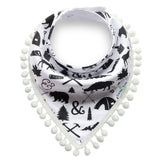 1Pcs 12 Styles Baby Bibs Boys Accessories Newborn Girls Burp Bandana Cotton Soft Toddler