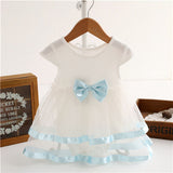 Lawadka Cotton Bow New Born Baby Dress with Baby Rompers Soft Baby Girls Infant