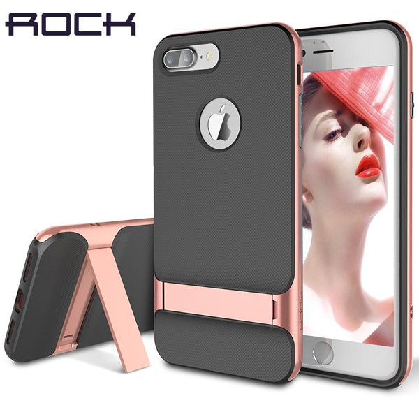 for iPhone 7 case ROCK Royce Luxury 3D Kickstand design phone Case for Apple iPhone