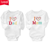 IYEAL Newborn Baby Clothing Long Sleeve Cotton Embroider Baby Rompers Girls Boys Clothes