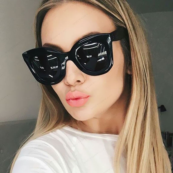 VictoryLip 2017 Hot Cat Eye Celebrity Kim Kardashian Sunglasses Brand Designer Women Sun Glasses