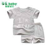 2pcs Baby Boy Outfit Set Summer 2017 Cute Newborn Baby Sets Infant Girl Clothing Suits