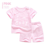 2pcs Baby Boy Outfit Set Summer 2017 Cute Newborn Baby Sets Infant Girl Clothing Suits