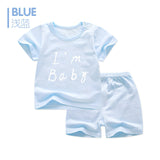 2pcs Baby Boy Outfit Set Summer 2017 Cute Newborn Baby Sets Infant Girl Clothing Suits