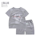 2pcs Baby Boy Outfit Set Summer 2017 Cute Newborn Baby Sets Infant Girl Clothing Suits