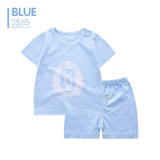 2pcs Baby Boy Outfit Set Summer 2017 Cute Newborn Baby Sets Infant Girl Clothing Suits