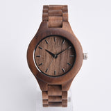 DWG Analog Luxury Wood Watch for Women Newest Quartz Watch Maple Walnut Wooden Wrist Watch