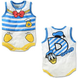 2017 Summer Cartoon Baby Bodysuit Mickey Boys Clothes Minnie Baby Girl Jumpsuits