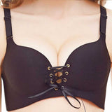 BEFORW Plus Size D Cup Bra No Rims Super Push Up Women Bra Big Size