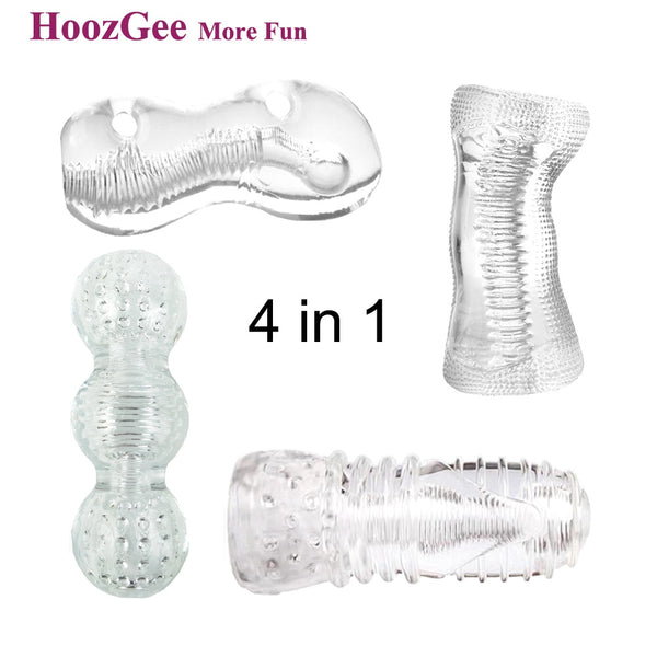 HoozGee Penis Exercise Extended Ejaculation Time Masturbators Sex Products Vagina Pussy Masturbation