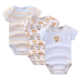Baby Rompers Newborn Baby Boy Girls Clothes Short Sleeve Baby Clothing Girl Roupa Infantil Body Bebes