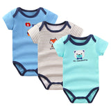 Baby Rompers Newborn Baby Boy Girls Clothes Short Sleeve Baby Clothing Girl Roupa Infantil Body Bebes