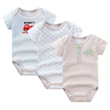 Baby Rompers Newborn Baby Boy Girls Clothes Short Sleeve Baby Clothing Girl Roupa Infantil Body Bebes