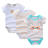 Baby Rompers Newborn Baby Boy Girls Clothes Short Sleeve Baby Clothing Girl Roupa Infantil Body Bebes