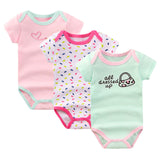 Baby Rompers Newborn Baby Boy Girls Clothes Short Sleeve Baby Clothing Girl Roupa Infantil Body Bebes